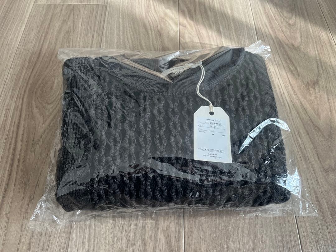 【試着のみ】YASHIKI Fubuki Knit Black サイズ1