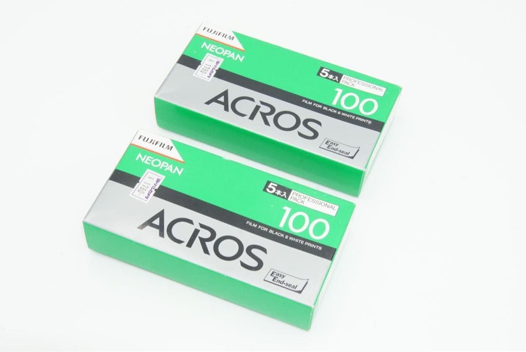 富士フイルム ACROS 100 120 5本【未開封・冷暗所】フジ ブローニー