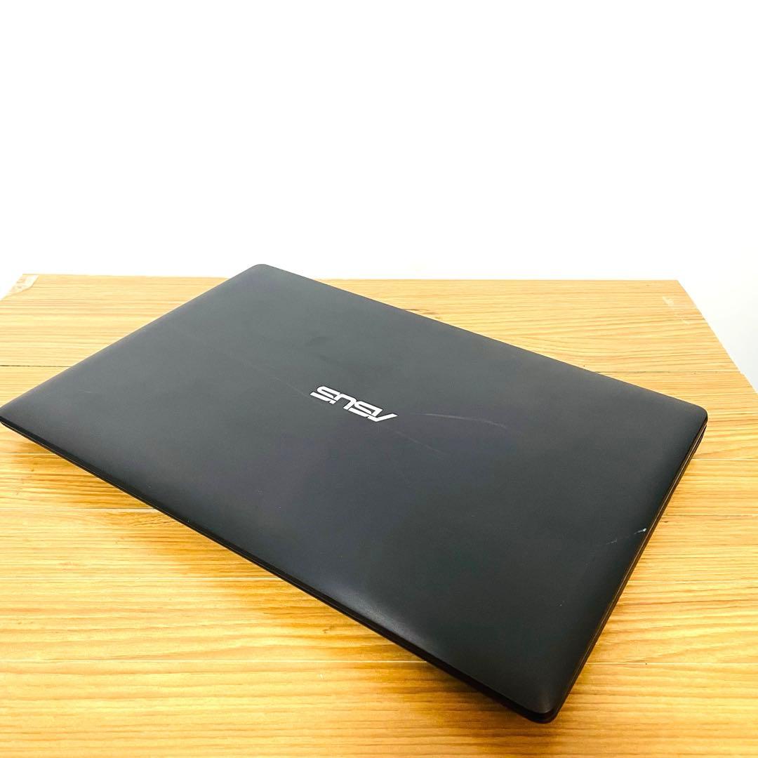 ブラックSSD ASUSノートパソコン　Windows11オフィスDVD