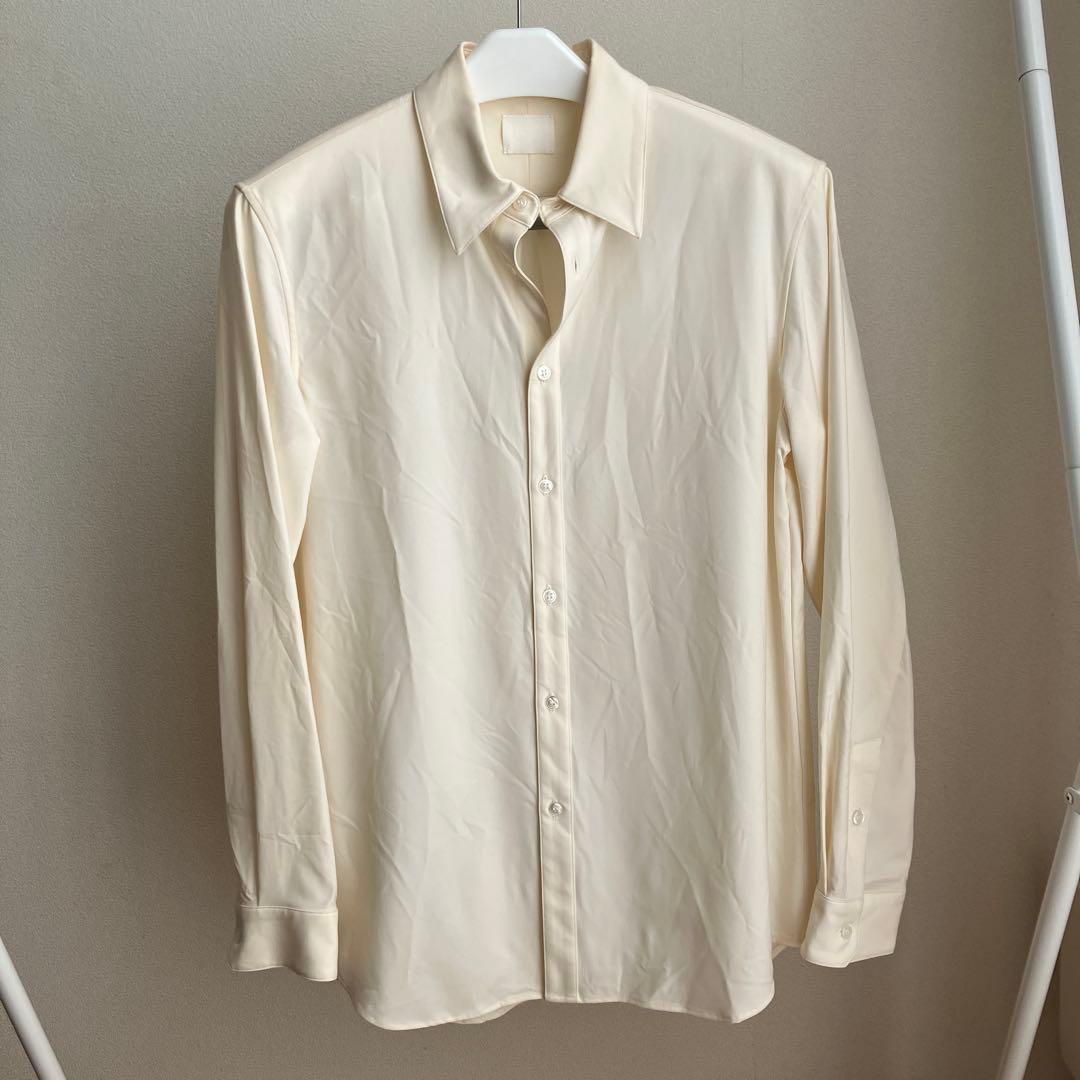 山内　綾織り限界密度ノーミュールシングウールシャツ