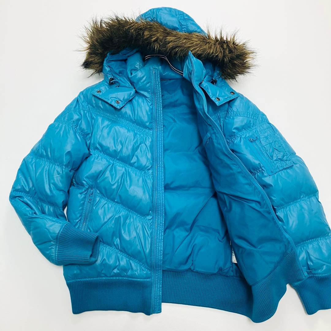 3WAY ユニクロ　ダウンジャケット　Y2K 平成　お兄系　光沢　ファー　M