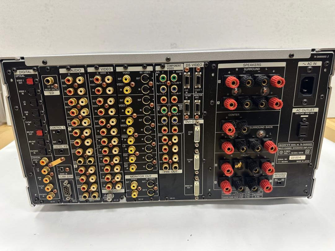 SONY TA-DA9000ES AVアンプ S-Master Pro