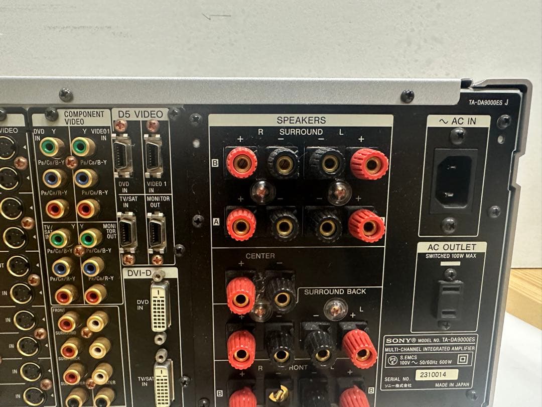 SONY TA-DA9000ES AVアンプ S-Master Pro