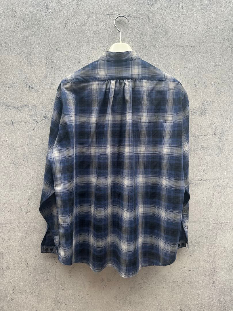 BROWN by 2-tacs Stand collar スタンドカラーシャツ