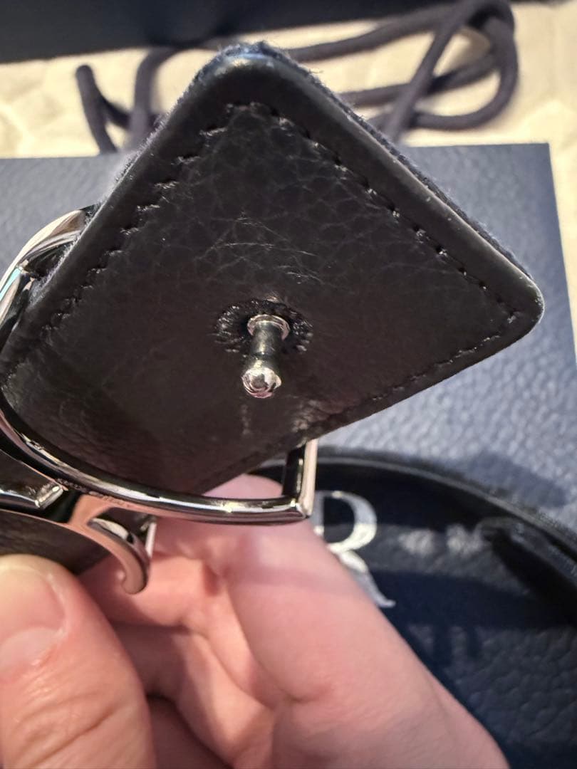 Dior CDロゴバックル ブラックベルト