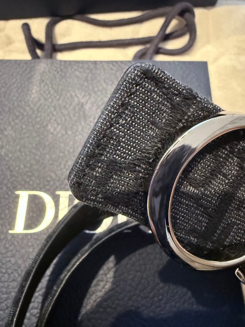 Dior CDロゴバックル ブラックベルト