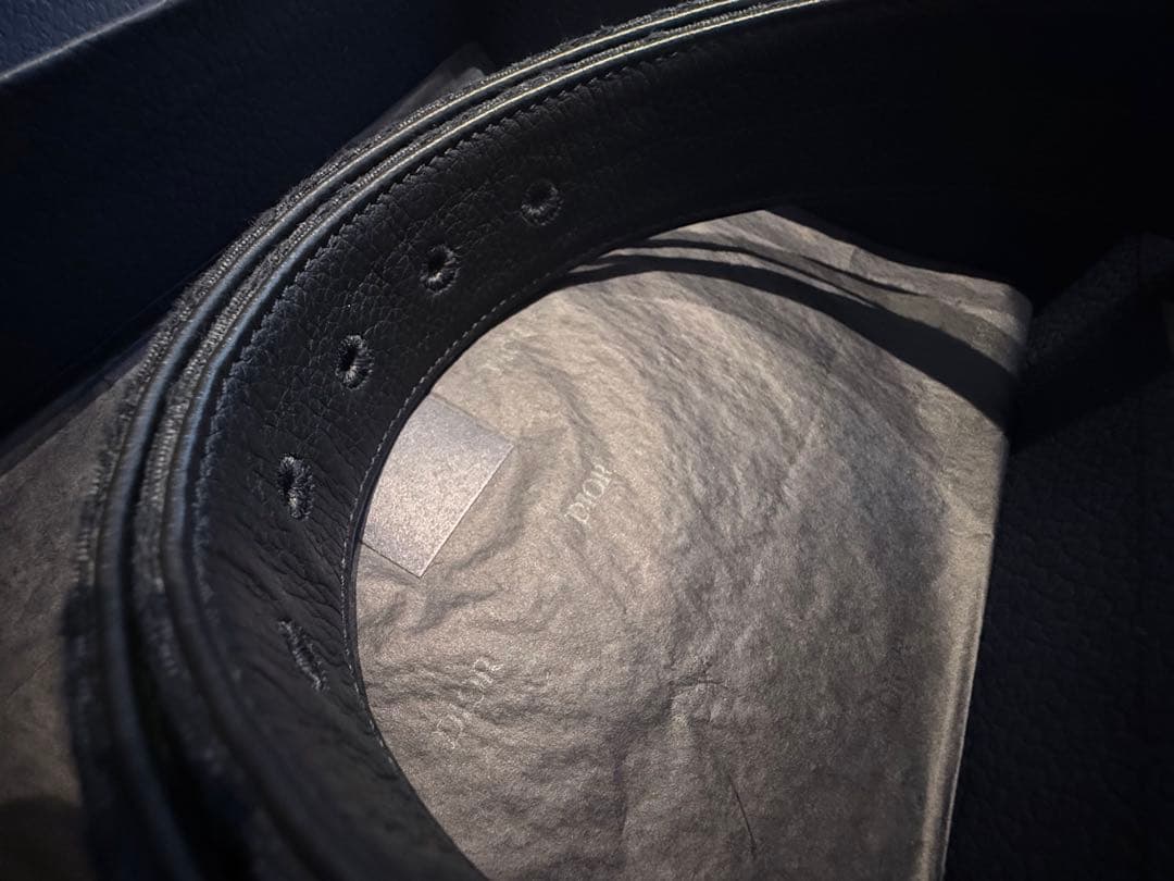 Dior CDロゴバックル ブラックベルト