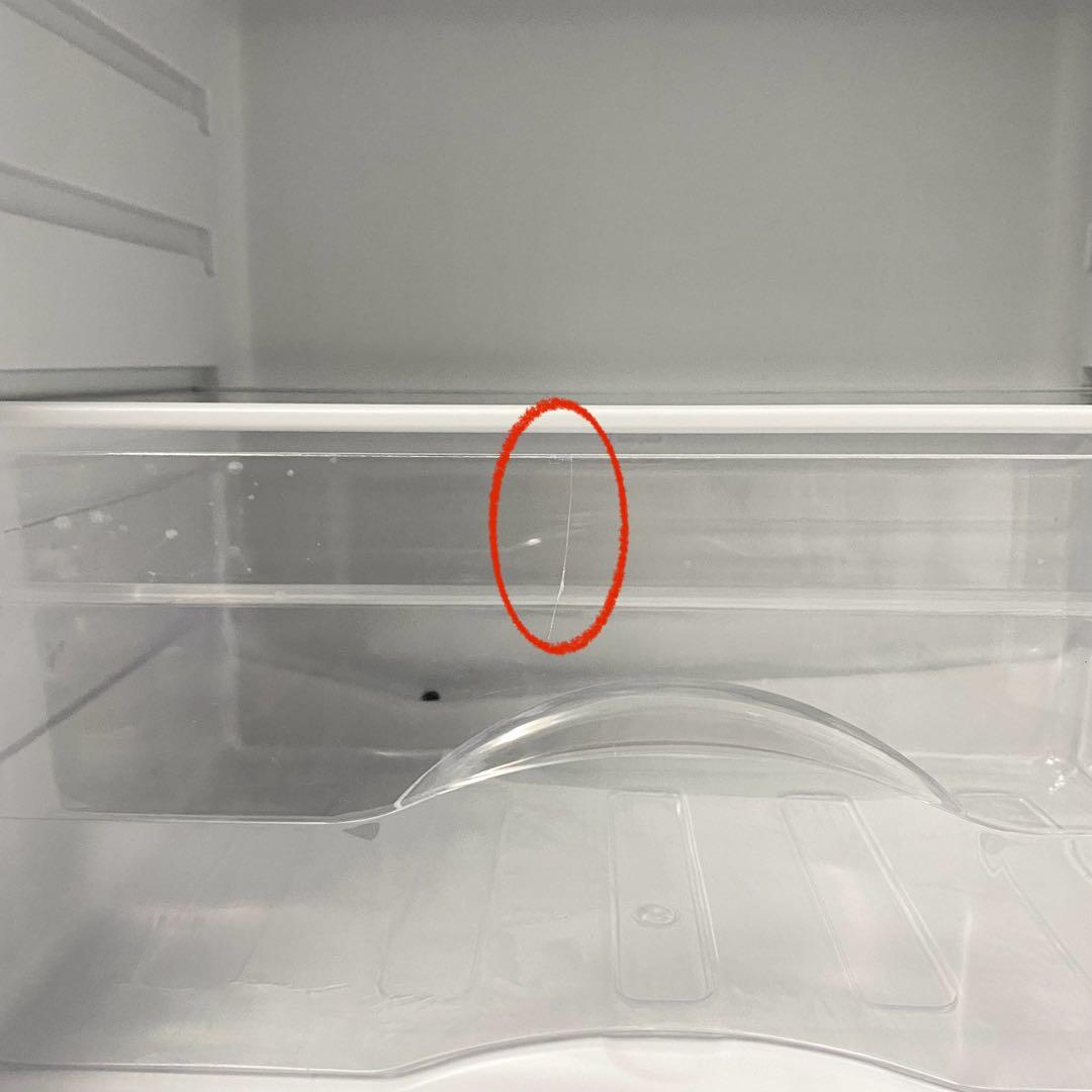 人気ニトリ！四角てシンプルなオシャレ感♪一人暮らしに ！2ドア冷凍冷蔵庫106L