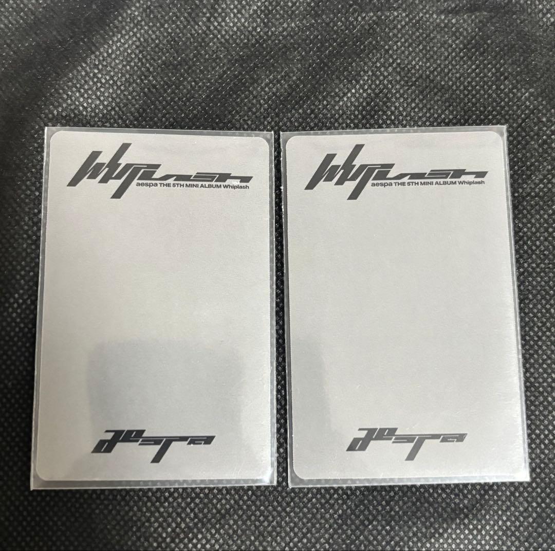 aespa Whiplash ワーナー特典 ユニットトレカ カリナ ウィンター