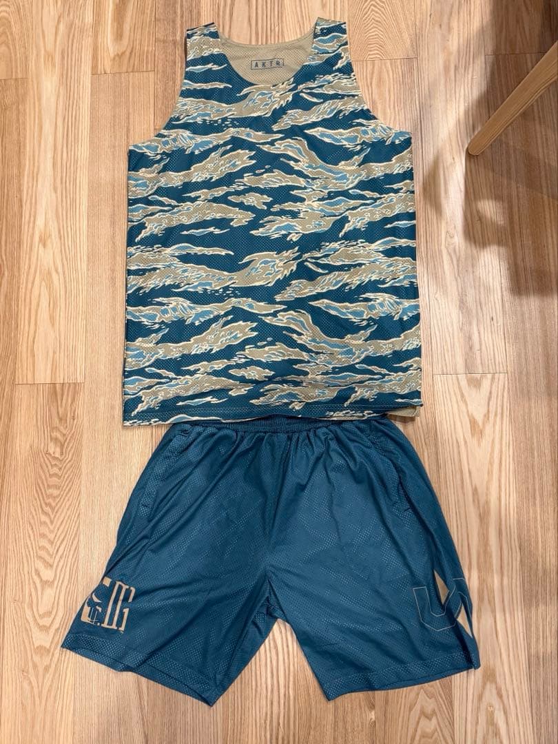 AKTR　underdog バスケットボール　タンクトップ　パンツ