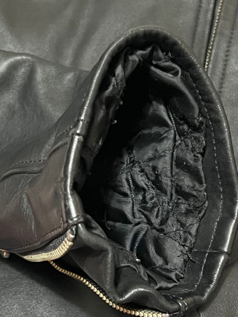 【希少】美品 KRAZY ROD カスタムペイント本革ライダースジャケット LL