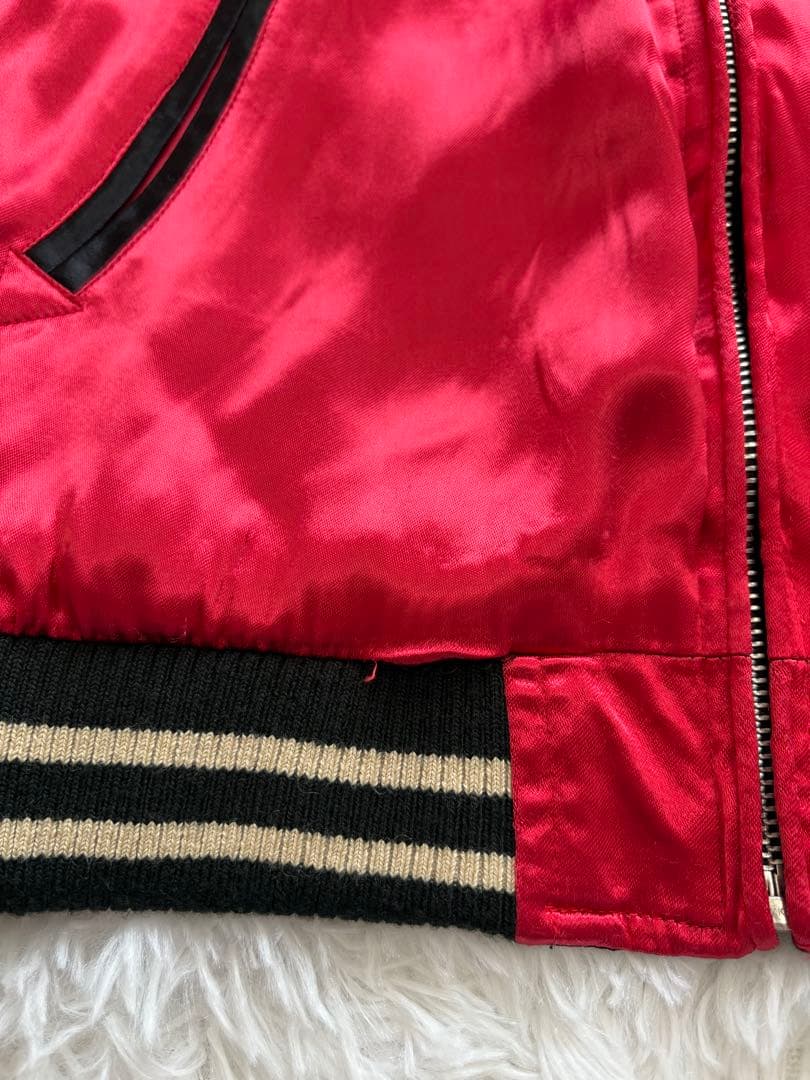 希少BETTYBOOP×INDIANリバーシブルスカジャンS