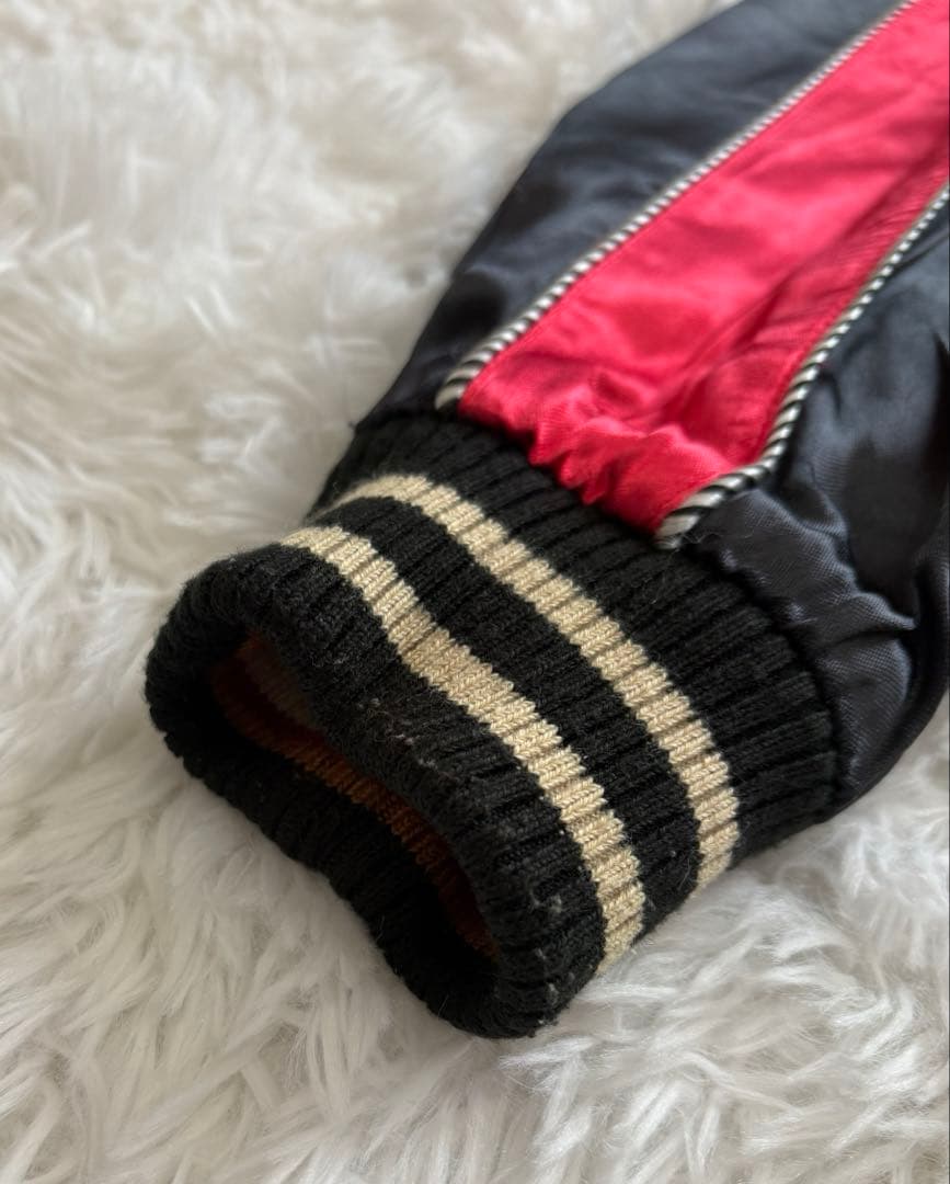 希少BETTYBOOP×INDIANリバーシブルスカジャンS