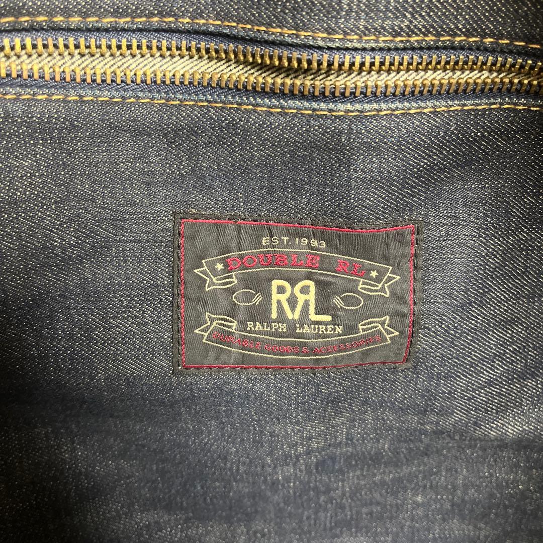 RRL デニムトートバッグ ダークブルー
