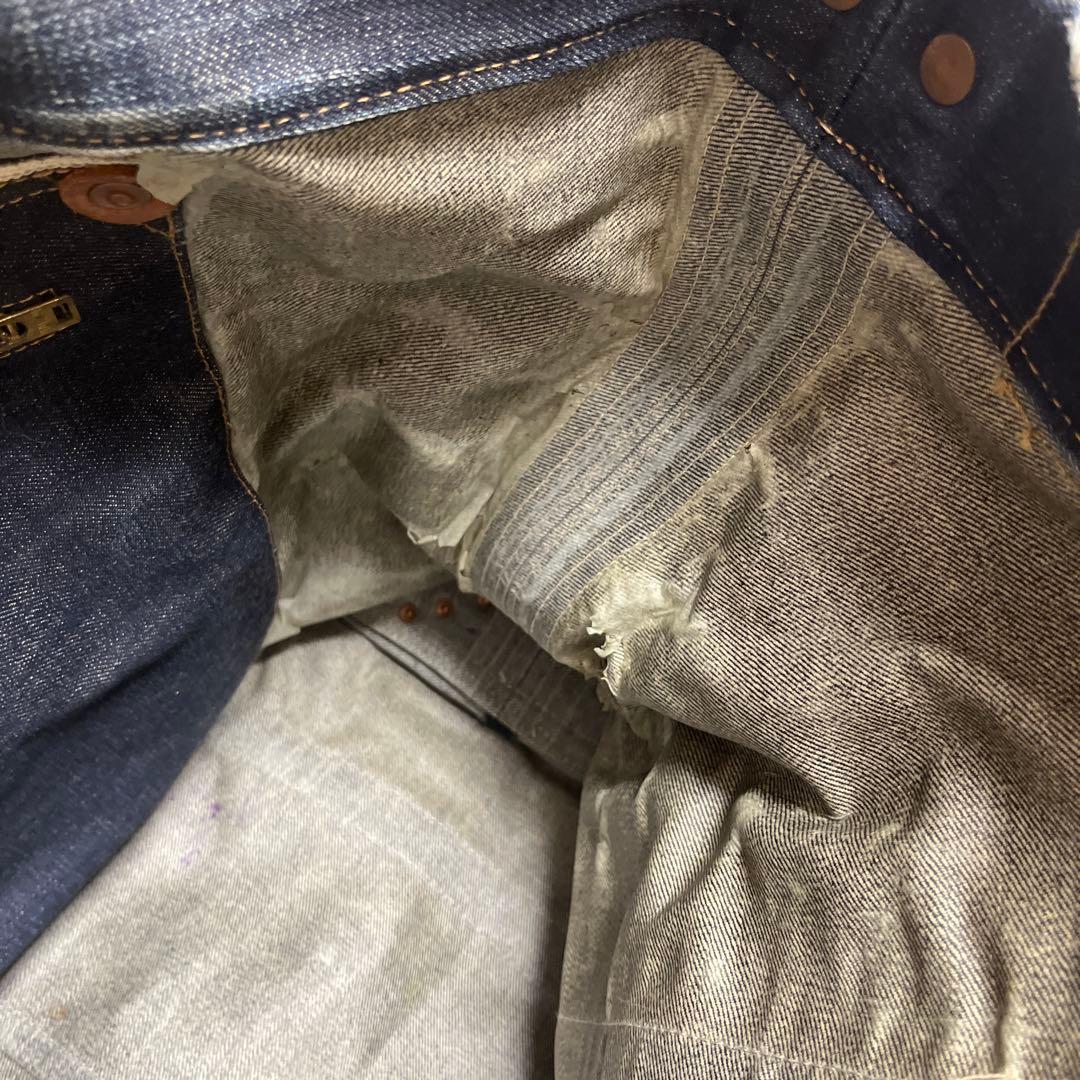 RRL デニムトートバッグ ダークブルー