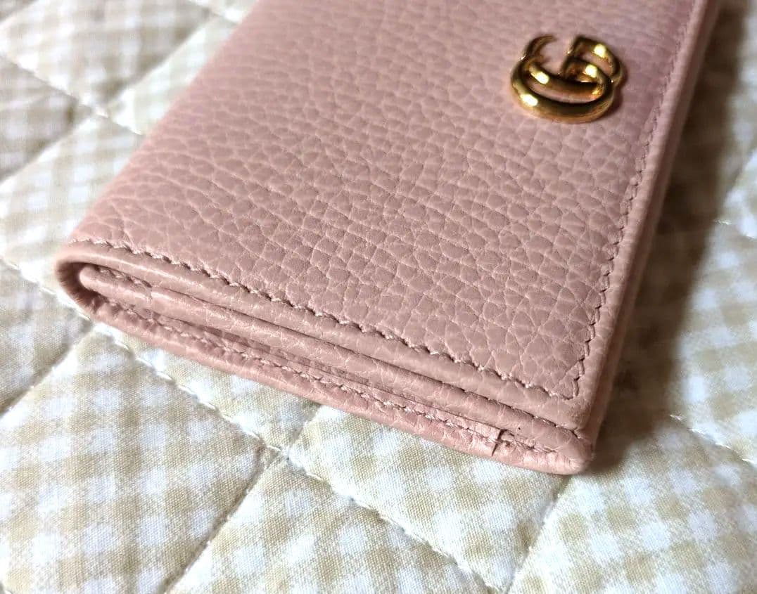 GUCCI♥ダブルG　名刺入れ　カードケース　ピンク
