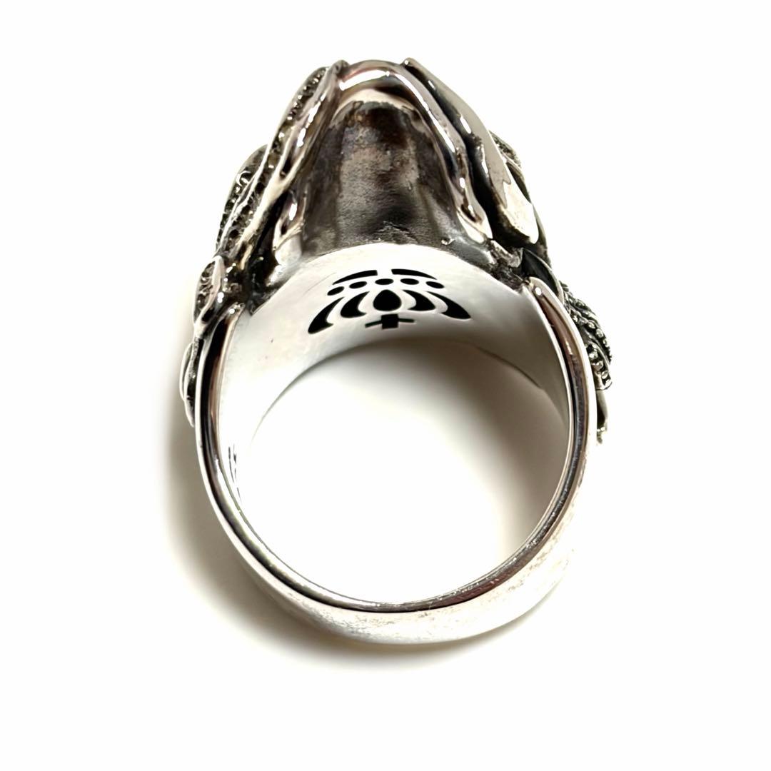 JUSTIN DAVIS ANDYリング スカル シルバー ジルコニア 美品