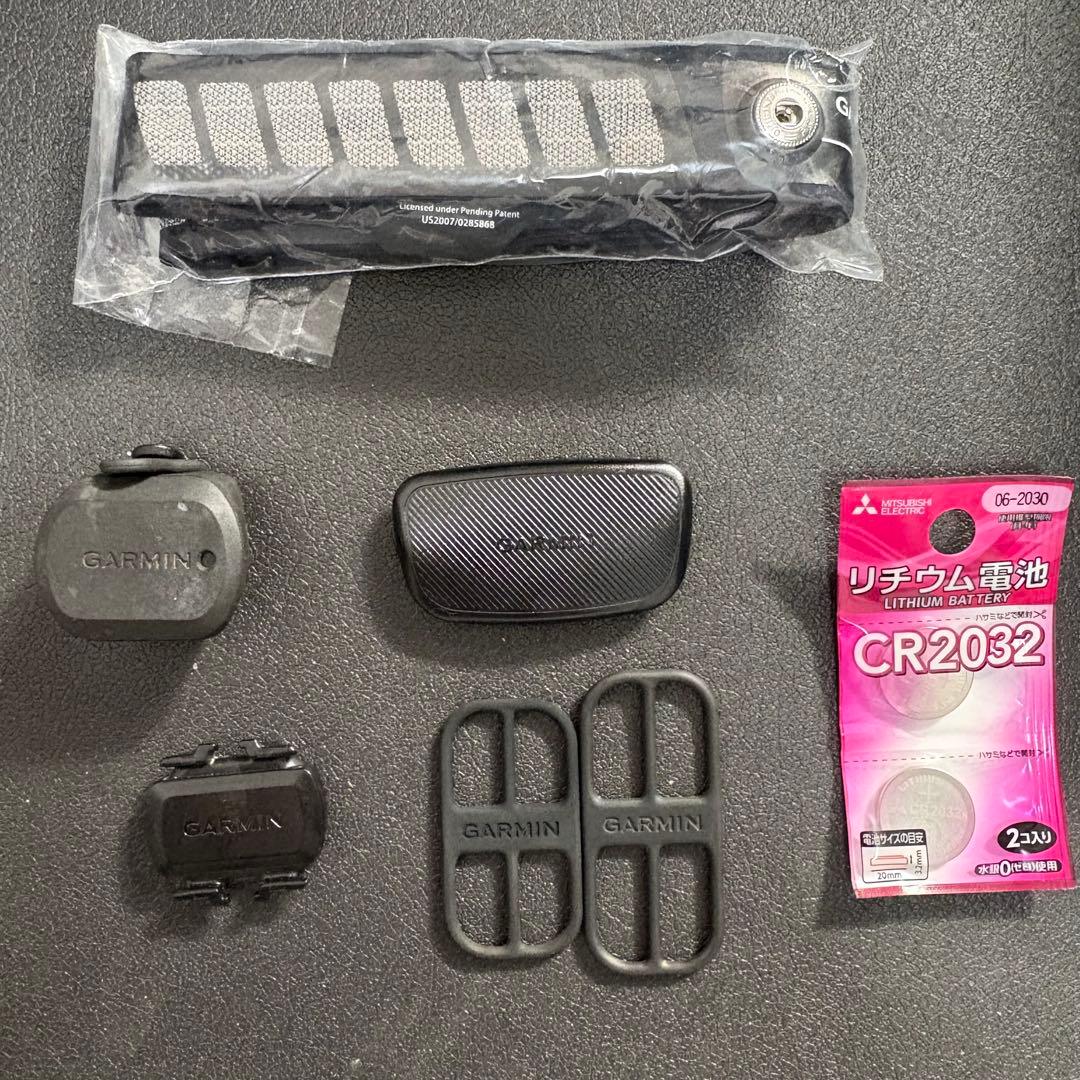 GARMIN スピードセンサー、ケイデンスセンサー、HRM心拍計セット