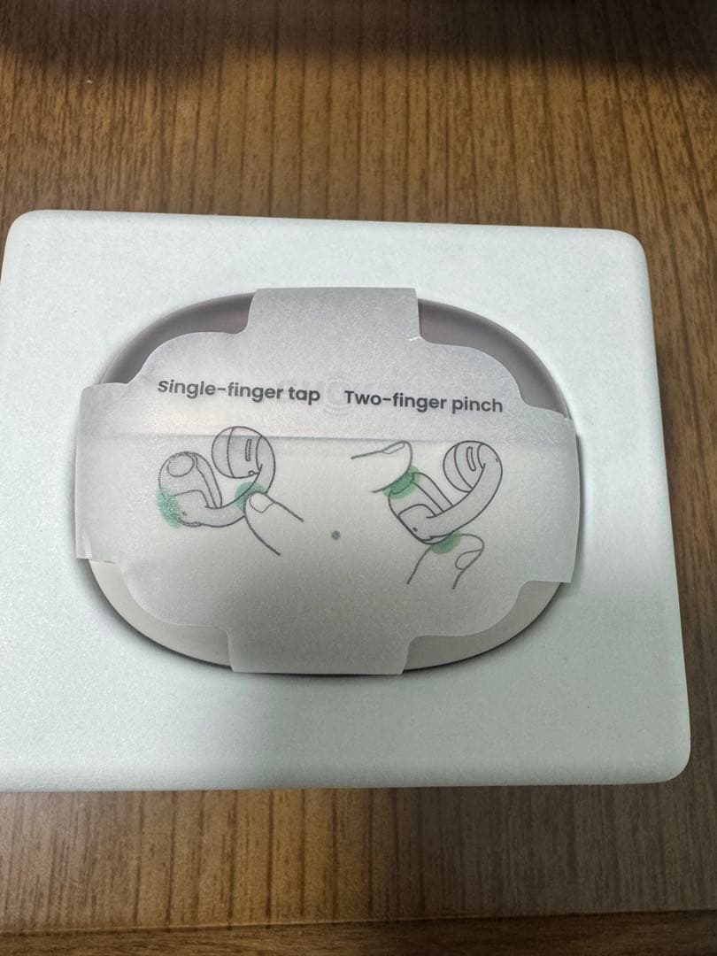 SHOKZ OPENDOTS ONE ワイヤレスイヤホン グレー 専用ケース付き