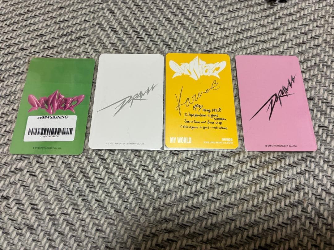 aespa トレカ 専用ページ