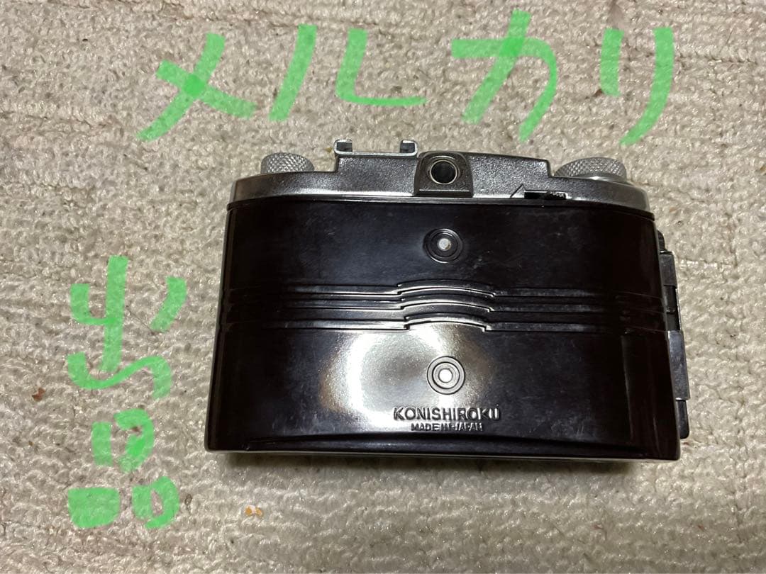蛇腹式カメラ／コニレット　小西六写真工業株式会社。【取扱説明書と専用フラッシュ】