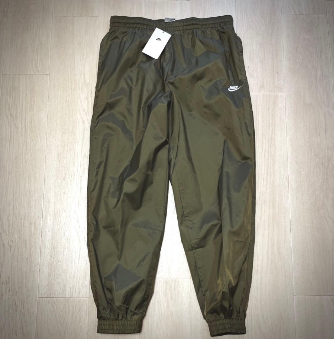 ナイキ ウィンドブレーカー 上下セット ジャケット パンツ 新品 XL オリーブ