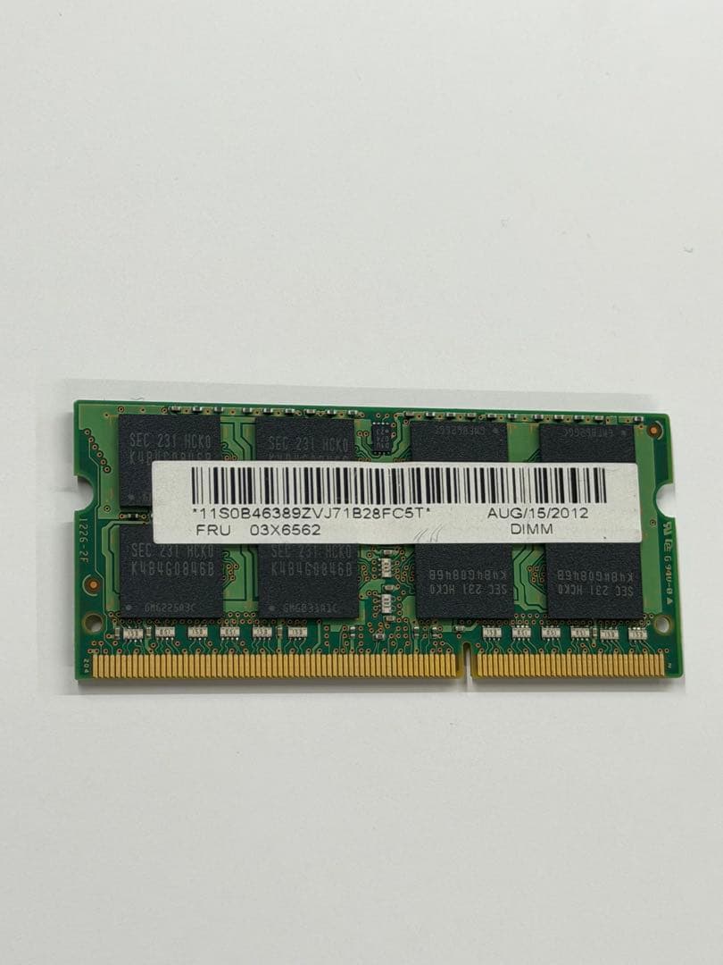 Samsung 8GB DDR3 メモリ M471B1G73BHO-CK0