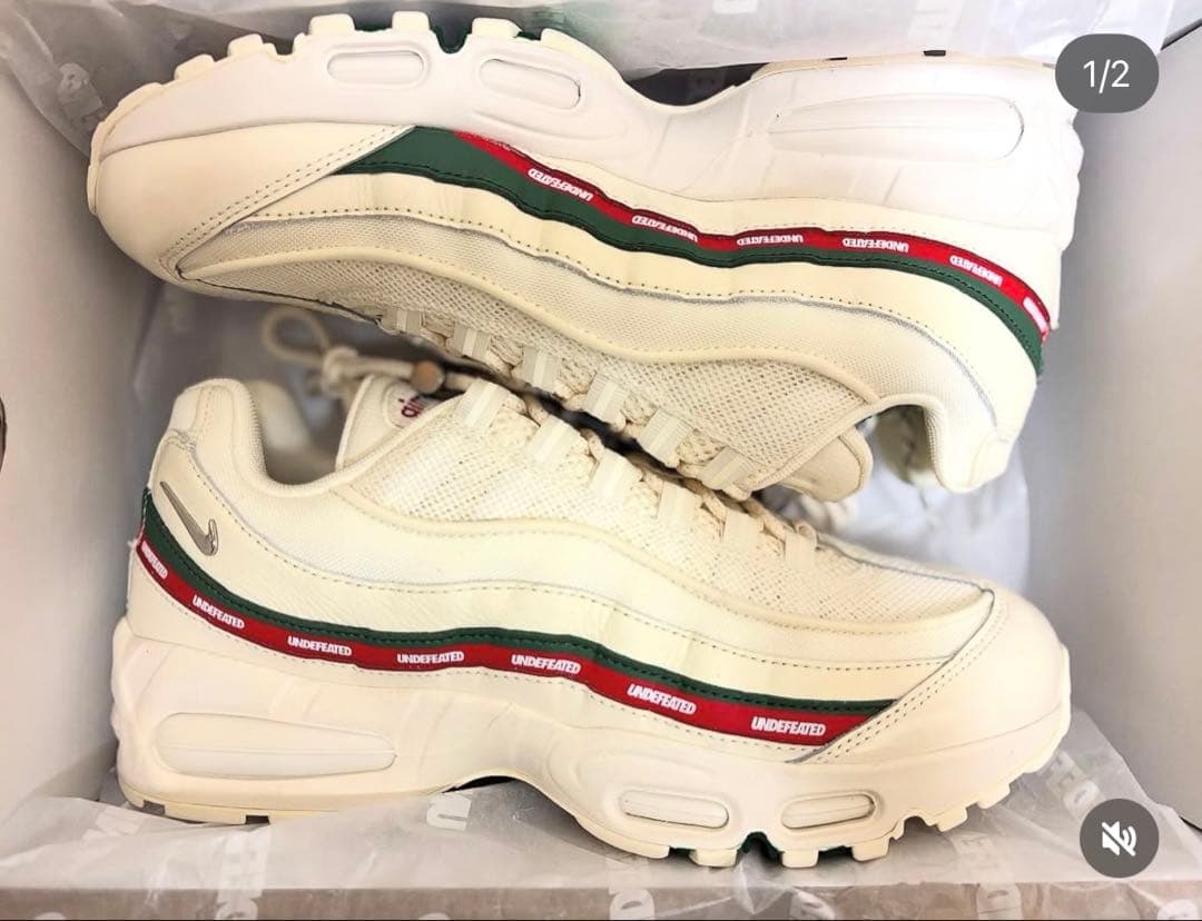 【暁橋様】UNDEFEATED Air Max 95 ホワイト