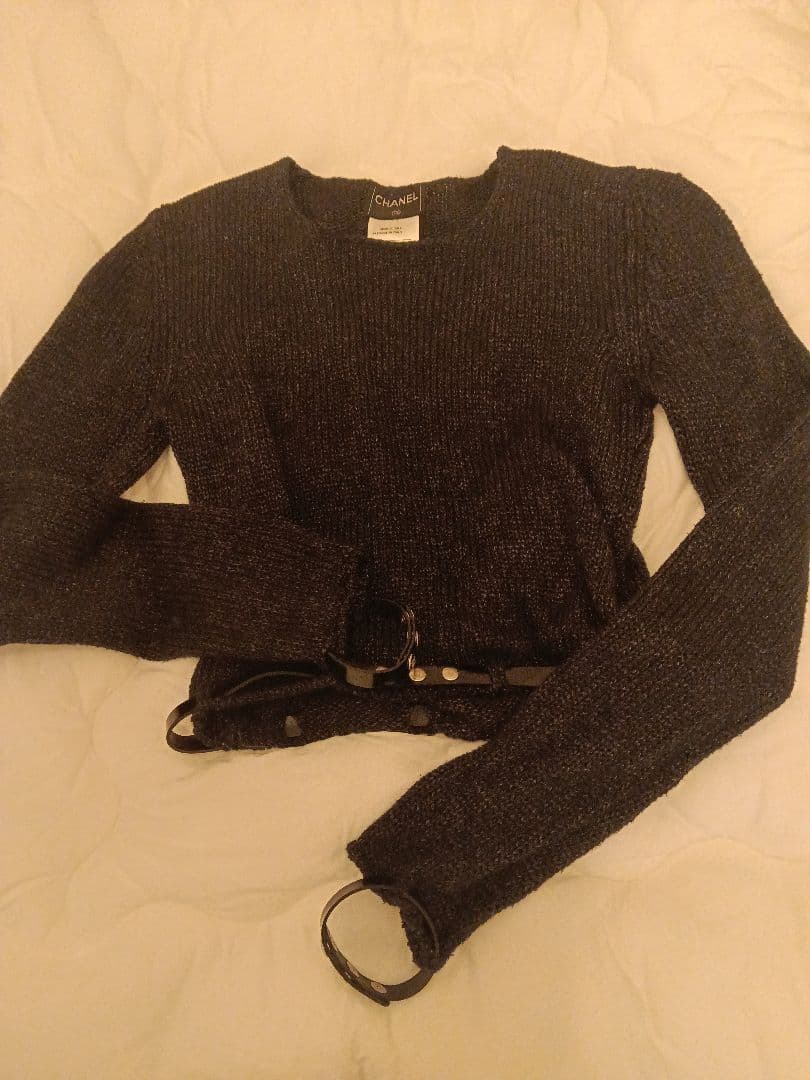カリーナ　極美品　ココマークいっぱい　CHANEL シャネル　ニット