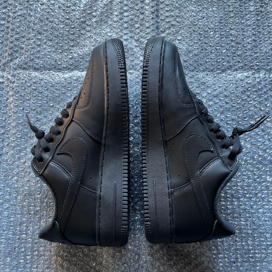 靴 NIKE AIR FORCE 1 LOW SUPREME BLACK US10