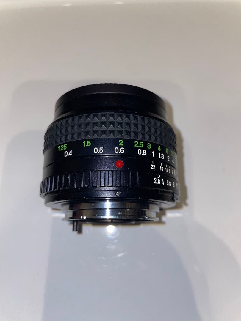 美品！ミノルタ　ロッコール28mm f2.8 レンズ　MDマウントオールドレンズ