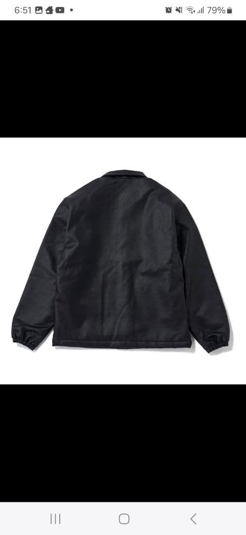 ROLLER FAKE LEATHER COACH JACKET　木村拓哉