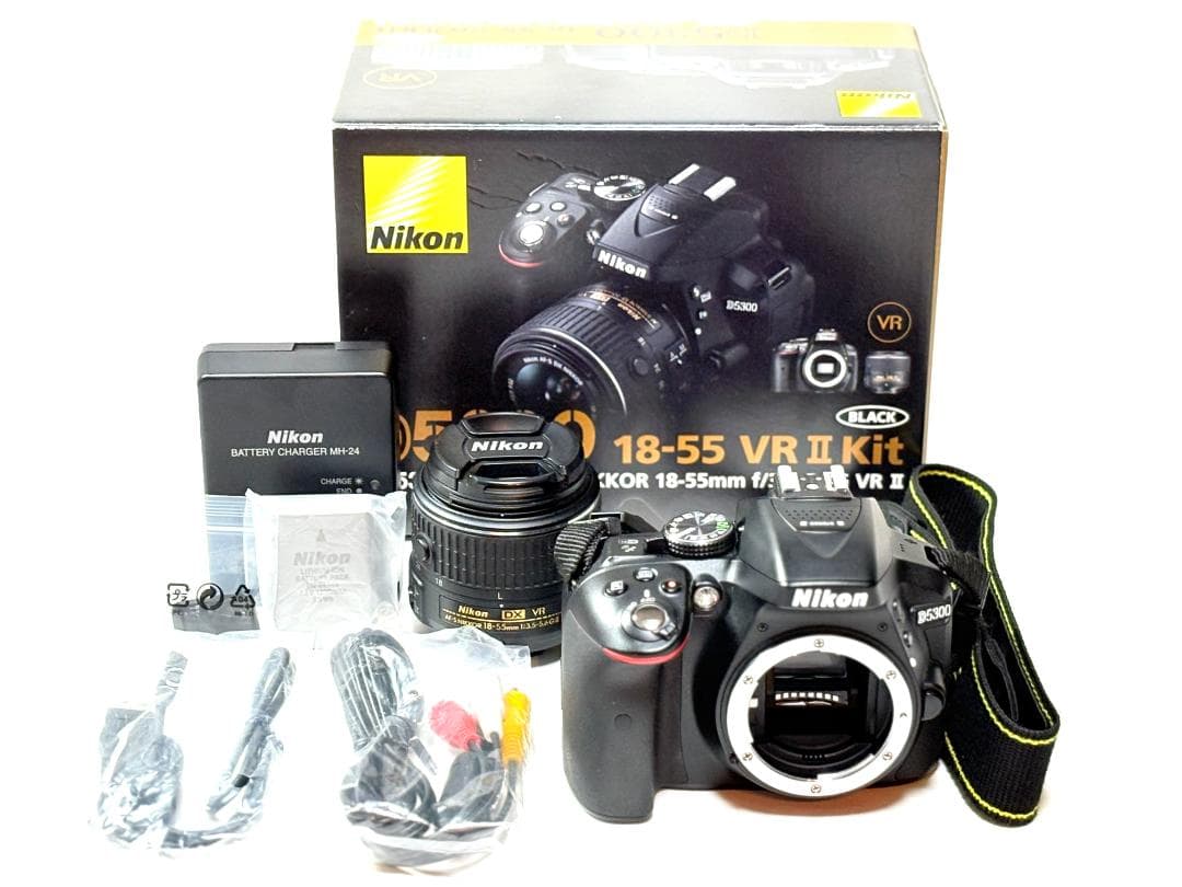 【美品 元箱付き】 Nikon D5300 レンズキット