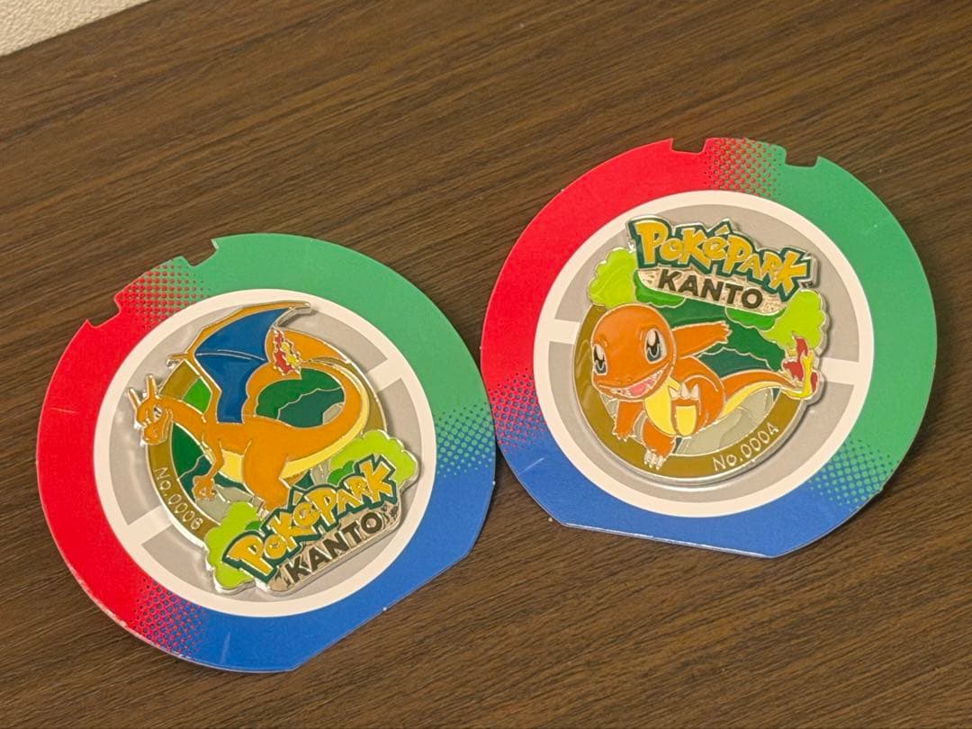あ*ち様 ポケパークカントー リザードン ヒトカゲ ピンズ ピンバッジ プレミア