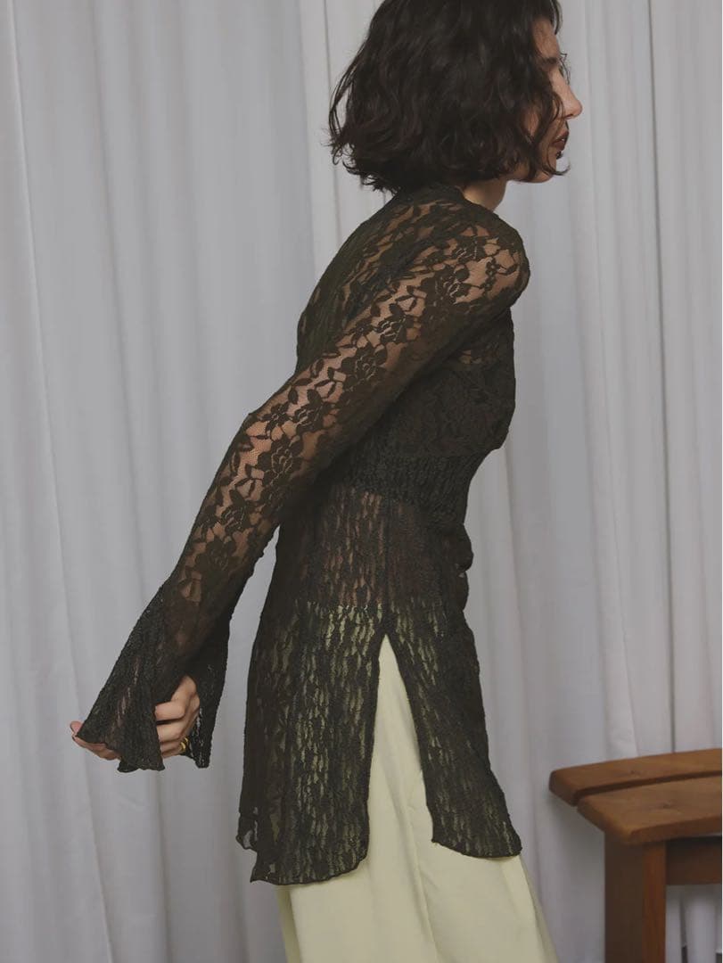 トップス Ameri COMBINATION LACE TOPIC