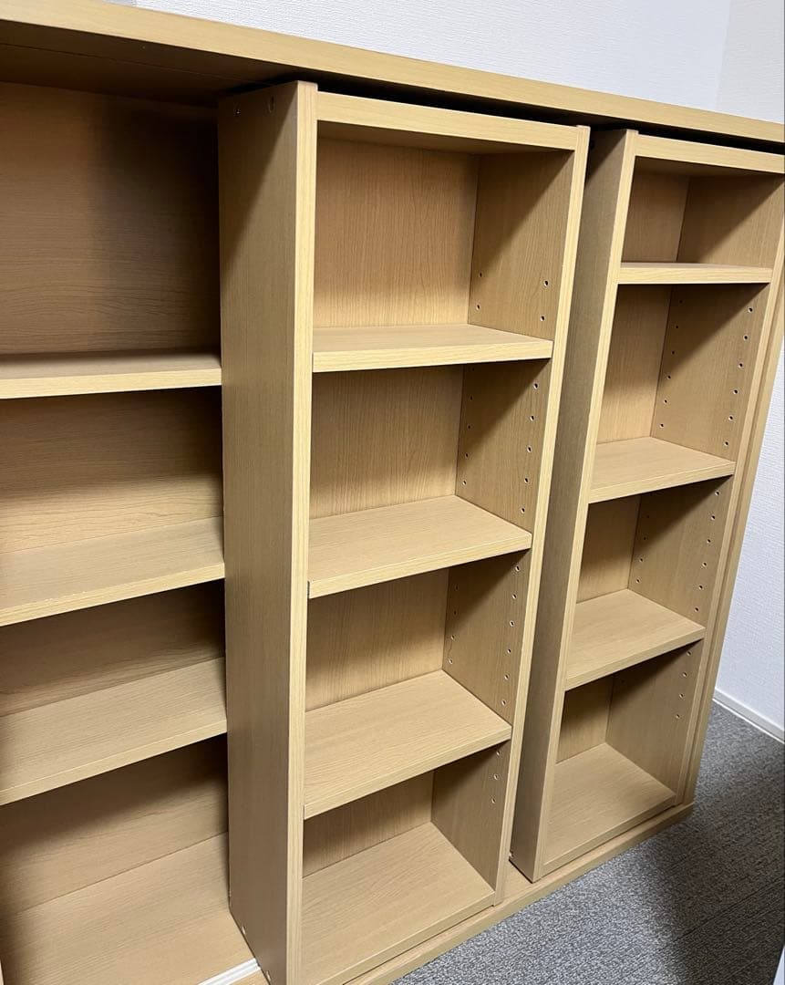 【1月中】不二貿易　スライド本棚　89×89×29