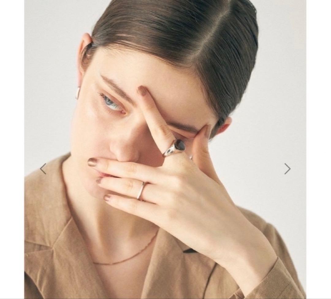 ete リキッドロウ スモーキークォーツ リング ロウブラウンゴールド 13号