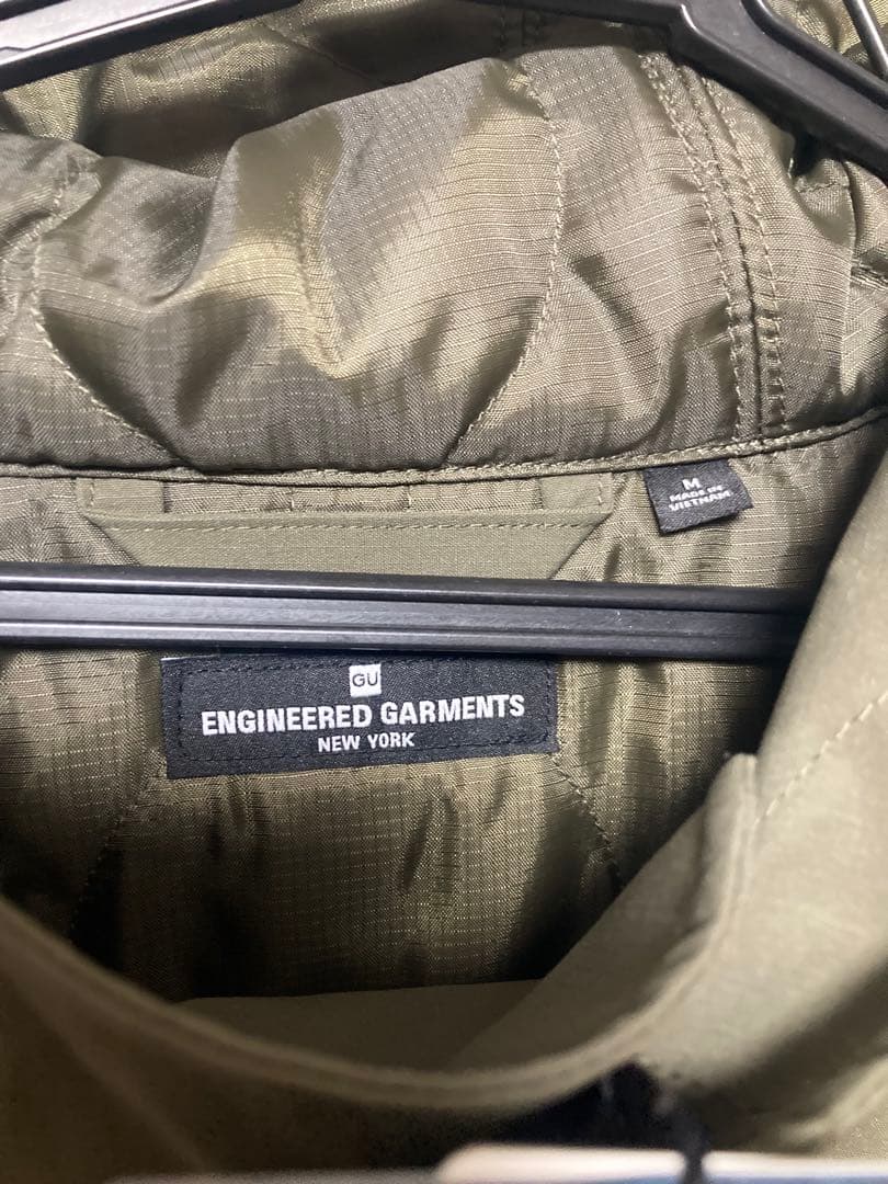 GU×ENGINEERED GARMENTSパデッドシェルパーカ M ガーメンツ