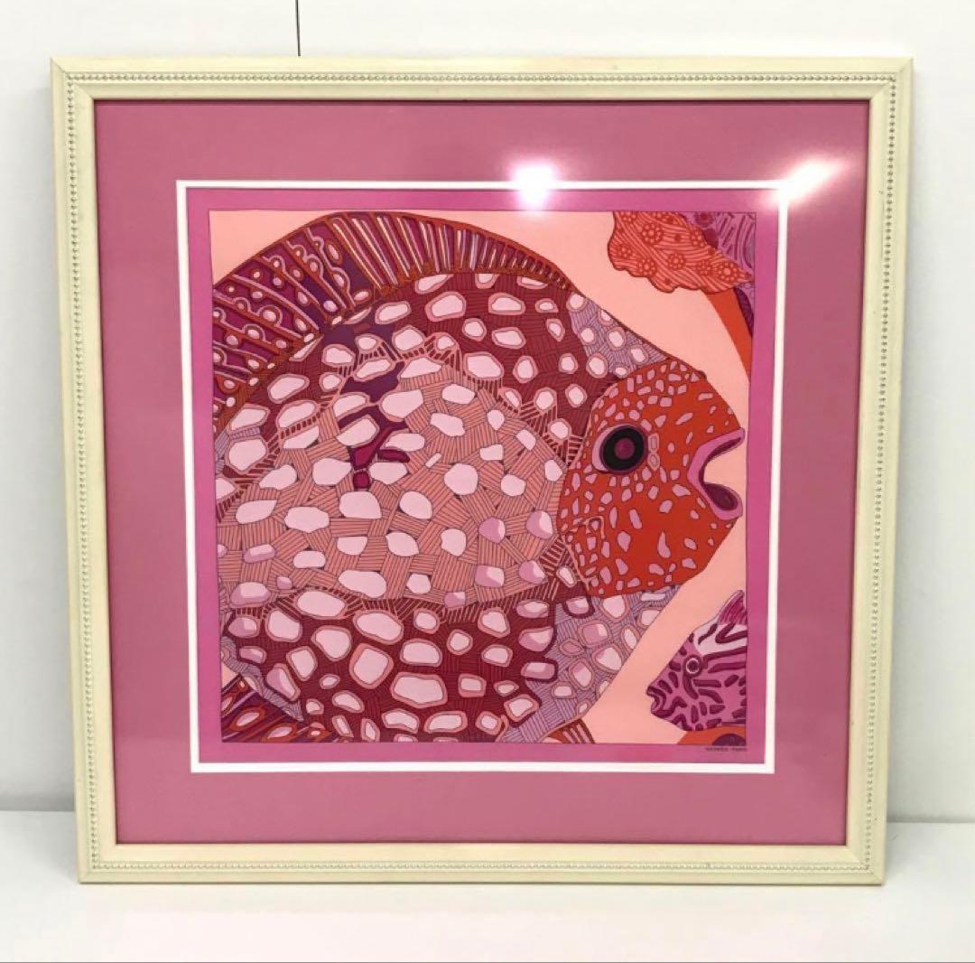 エルメス カレ45 スカーフ 額装 額入り HERMES