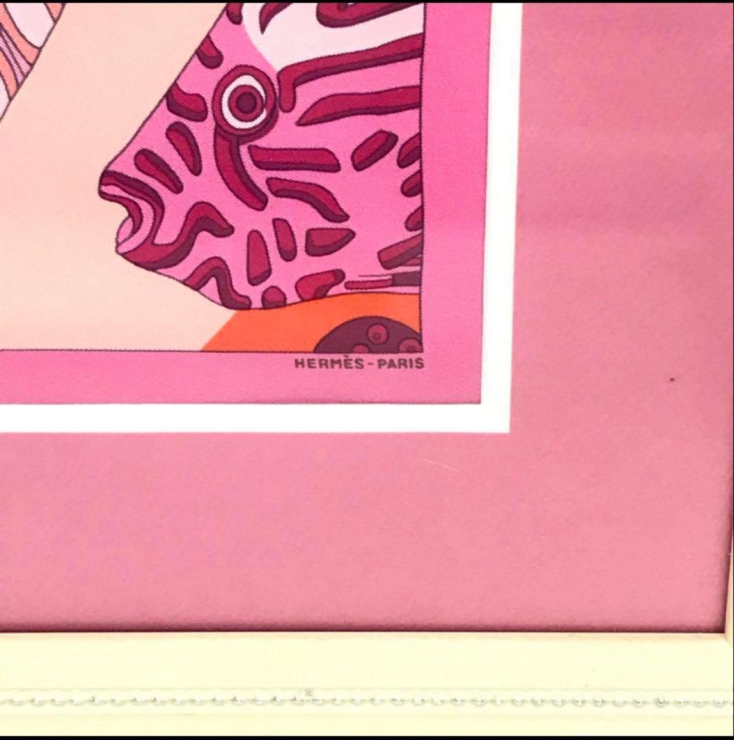 エルメス カレ45 スカーフ 額装 額入り HERMES