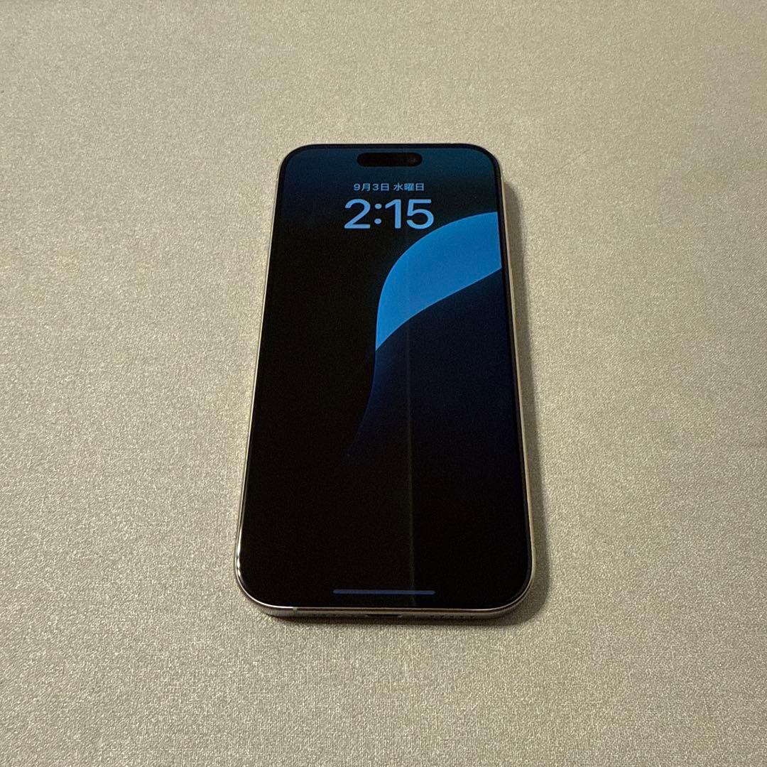 iPhone15pro 256GB ホワイトチタニウム