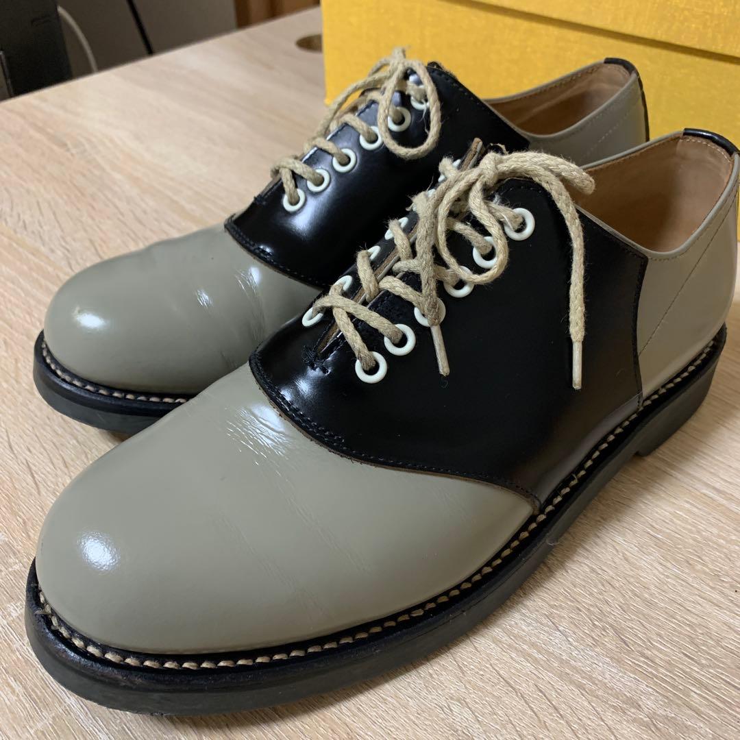 グラントさん専用 REGALサドルシューズ(25cm)グレー/ブラック)中古品