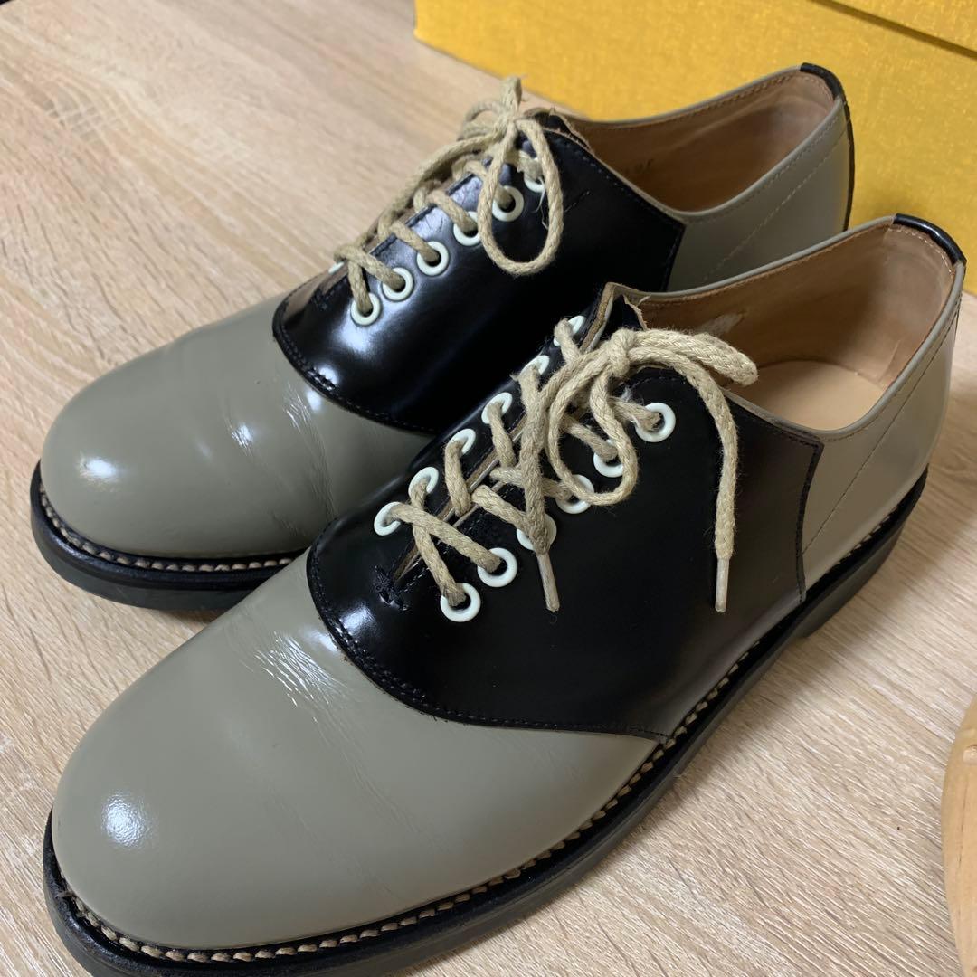 グラントさん専用 REGALサドルシューズ(25cm)グレー/ブラック)中古品