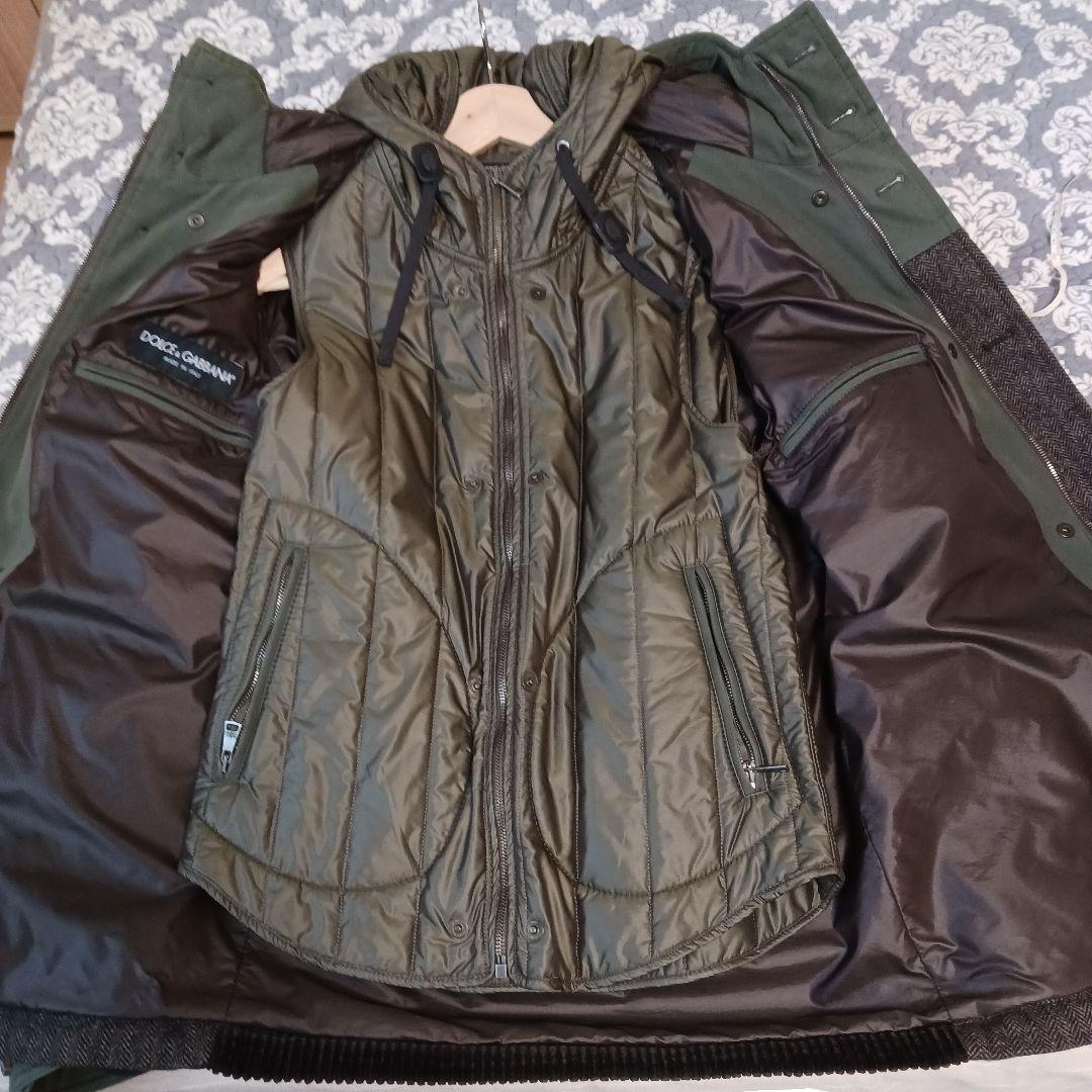 【美品】DOLCE&GABBANA　ドルチェ&ガッバーナ　ライナー付きコート