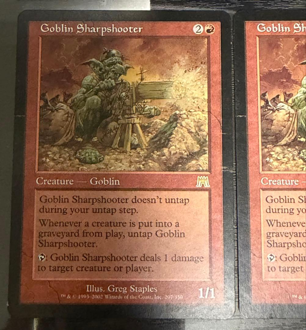 ゴブリンの名手/ Goblin Sharpshooter ONS 英4枚