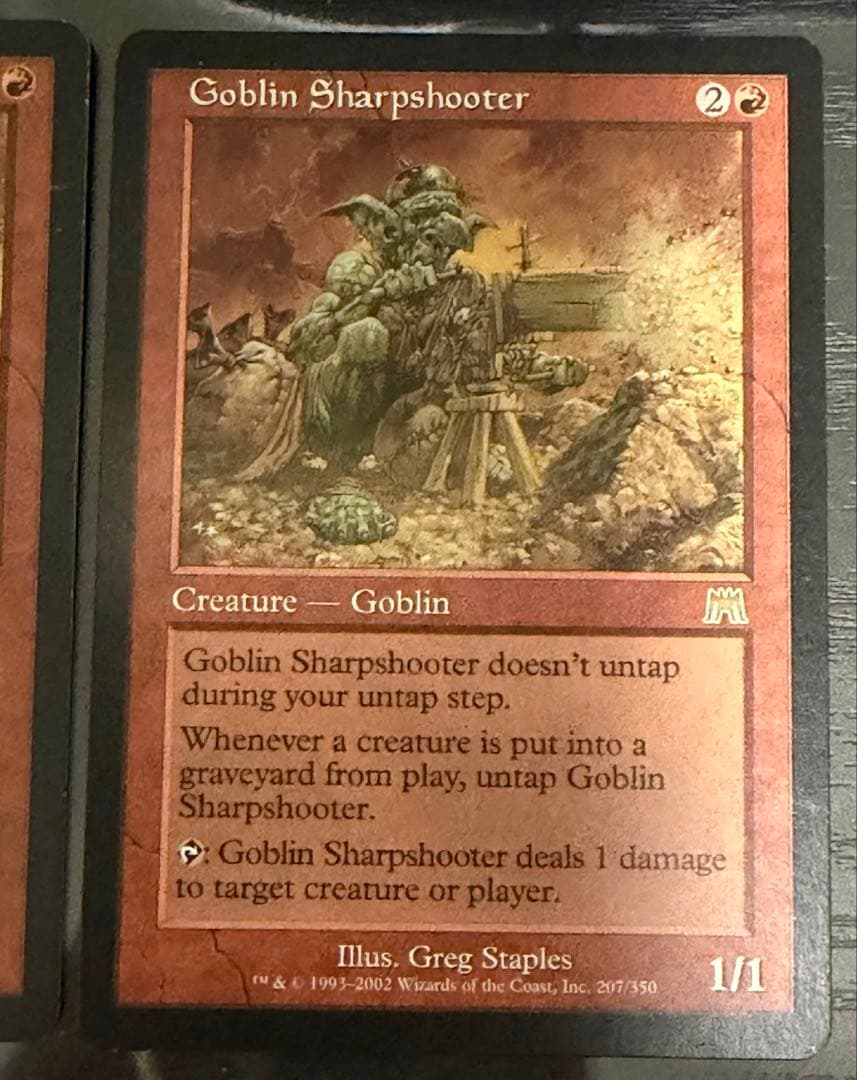 ゴブリンの名手/ Goblin Sharpshooter ONS 英4枚