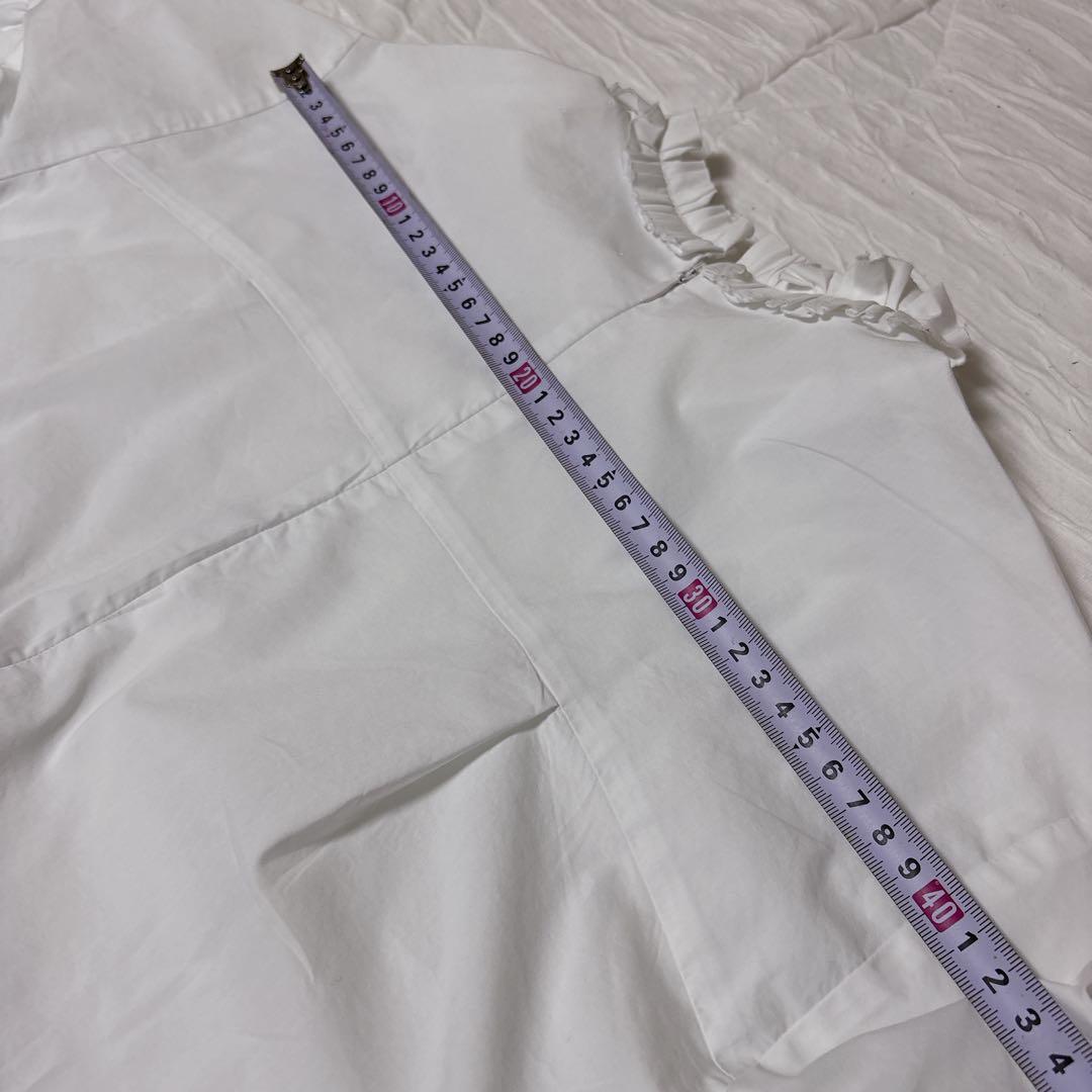 MARILYN MOON タックフリル　ボリュームスリーブ　ブラウス　袖バルーン