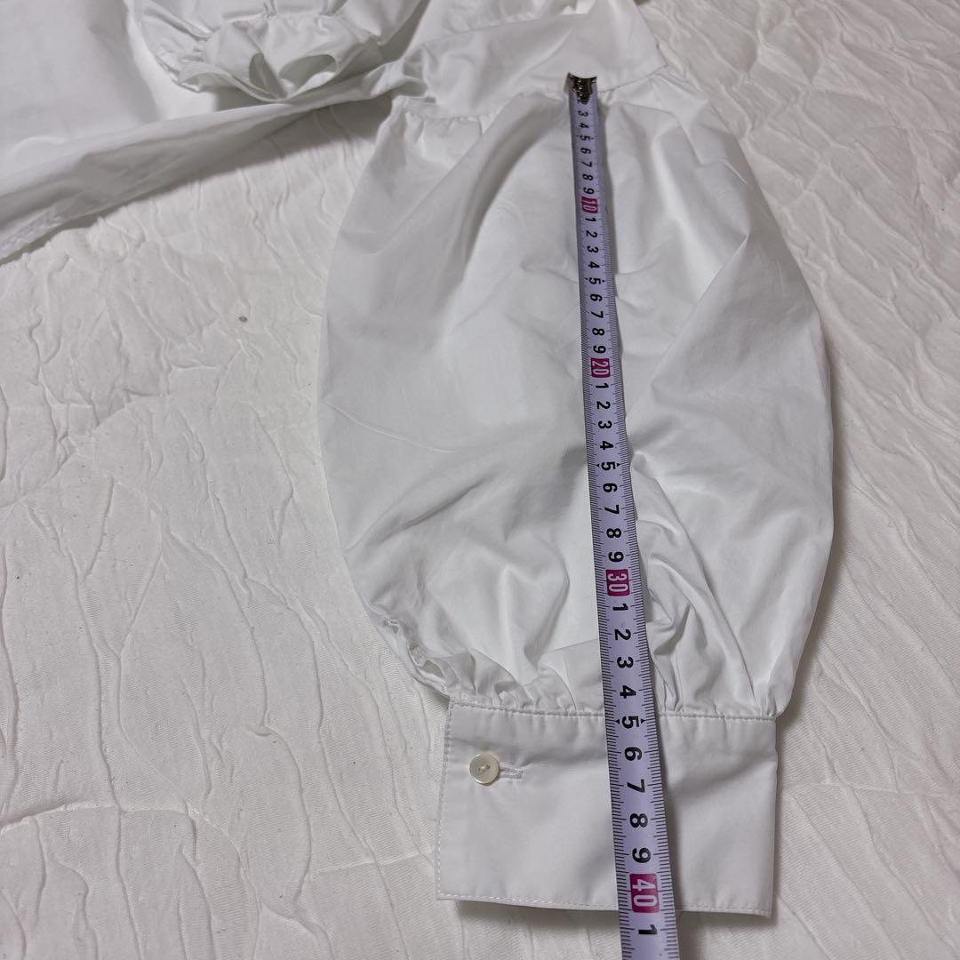 MARILYN MOON タックフリル　ボリュームスリーブ　ブラウス　袖バルーン