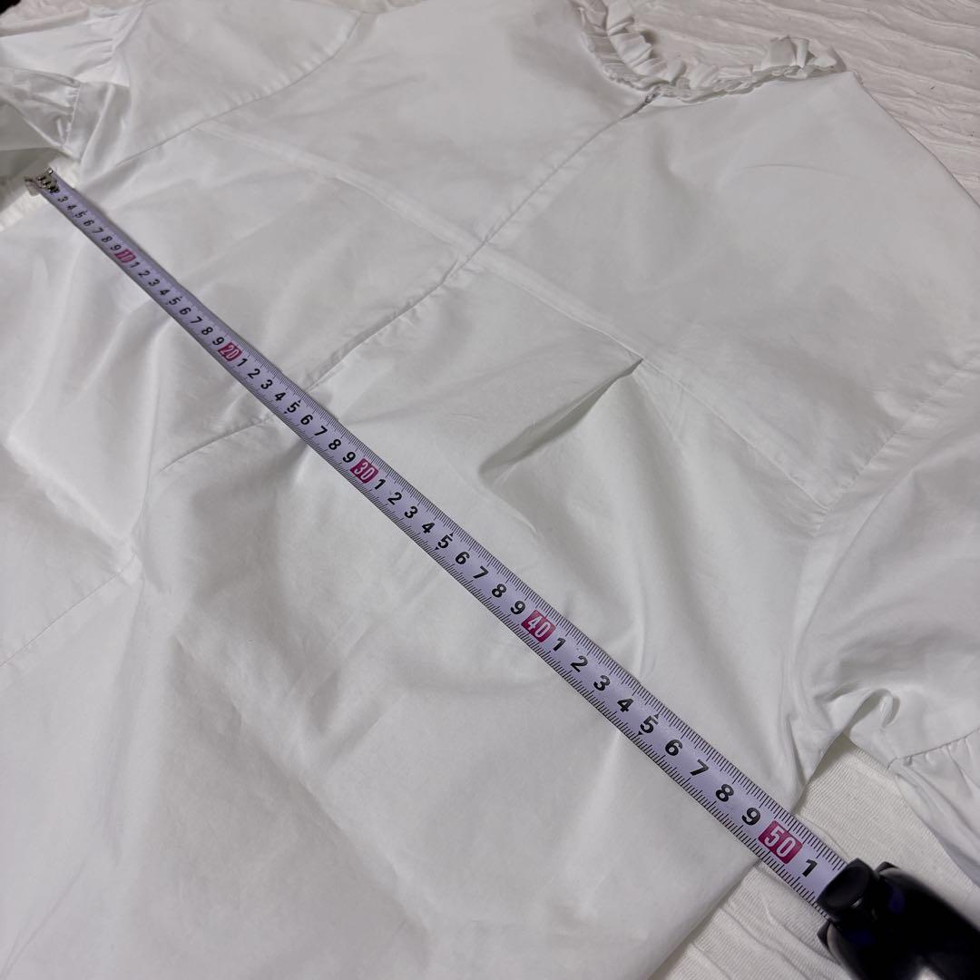 MARILYN MOON タックフリル　ボリュームスリーブ　ブラウス　袖バルーン