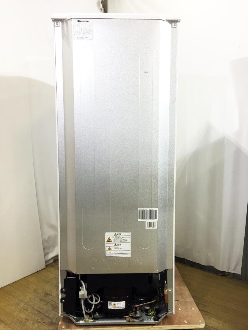 送料無料★ 中古★Hisense☆150L☆2ドア冷凍冷蔵庫【HR-D15C】